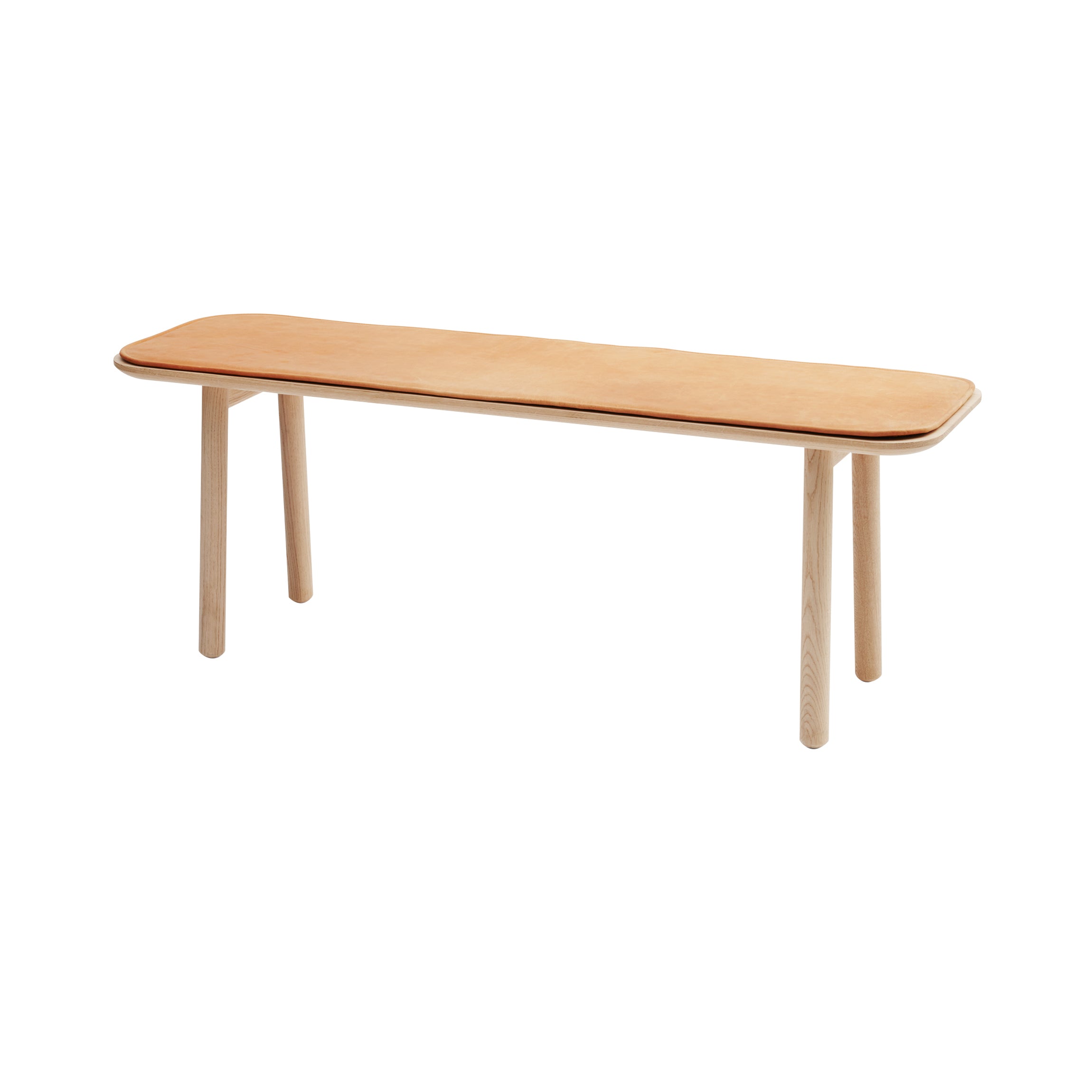 Hven Bench: With Cushion + White Oiled Oak
