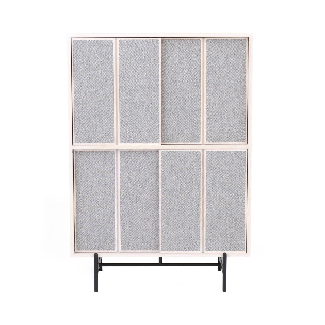 Canvas Tall Cabinet Upholstered: Tall + Stained Off White