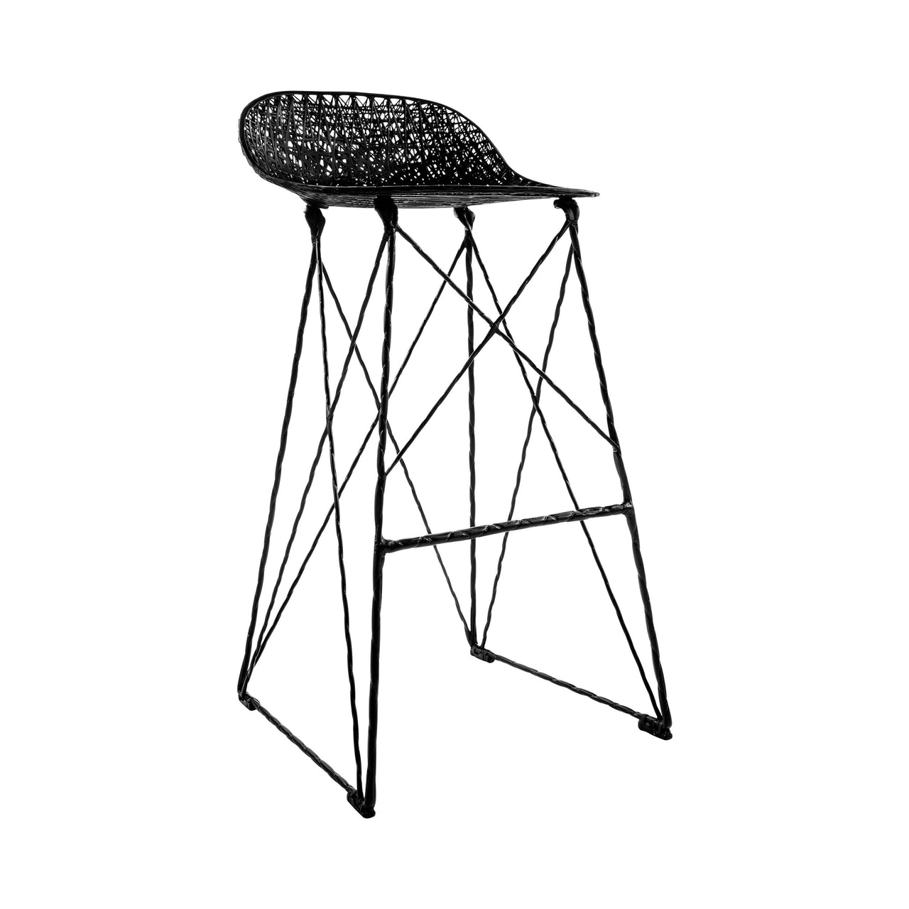 Carbon Bar + Counter Stool: Bar + Without Seat Pad