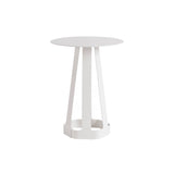 Sixagon Side Table: White