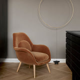 Swoon Lounge Chair Petit: Wood Base