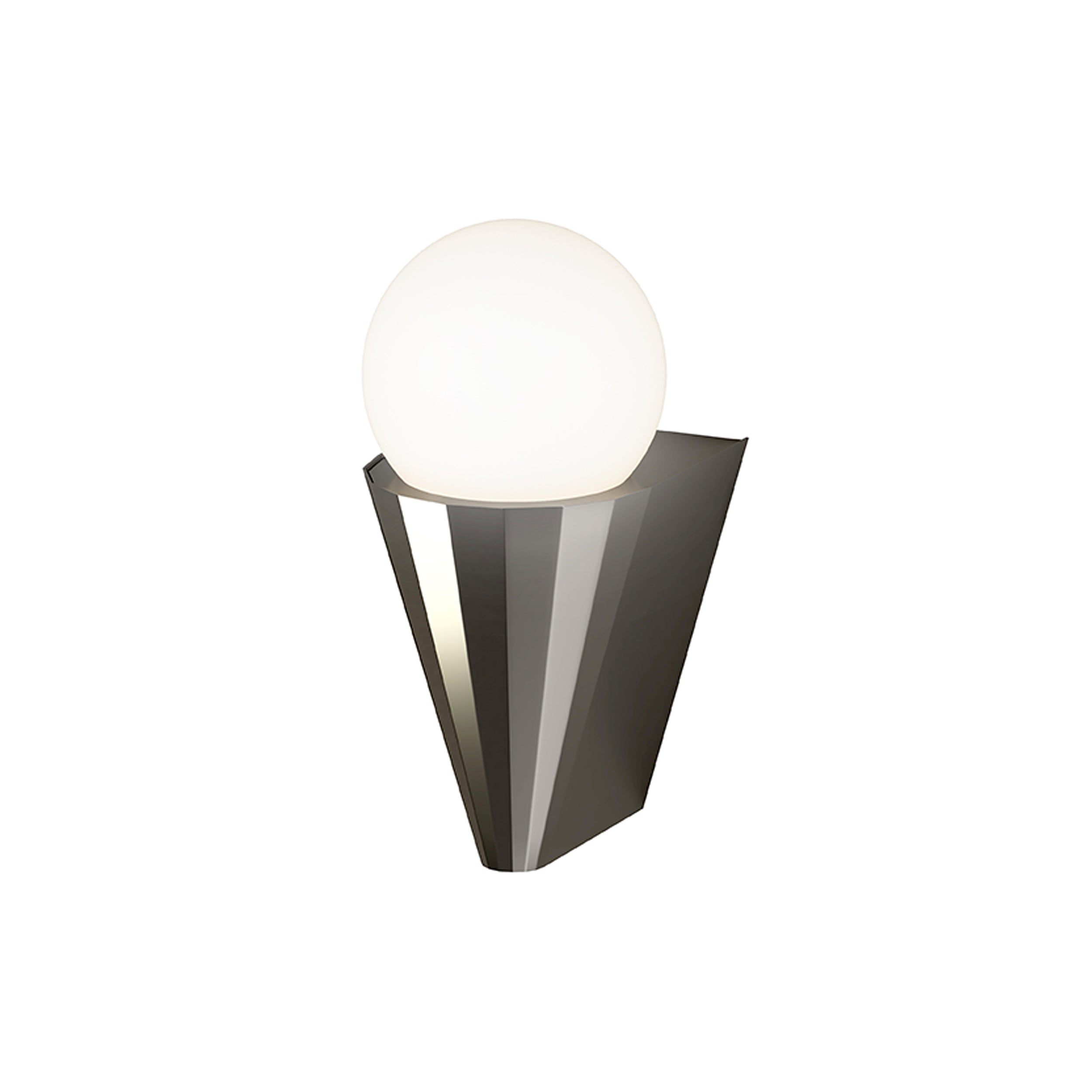 IP Cornet Wall Light: Polished Graphite