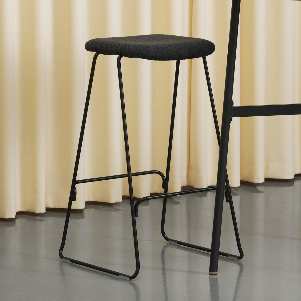 Just Bar + Counter Stool: Full Upholstered