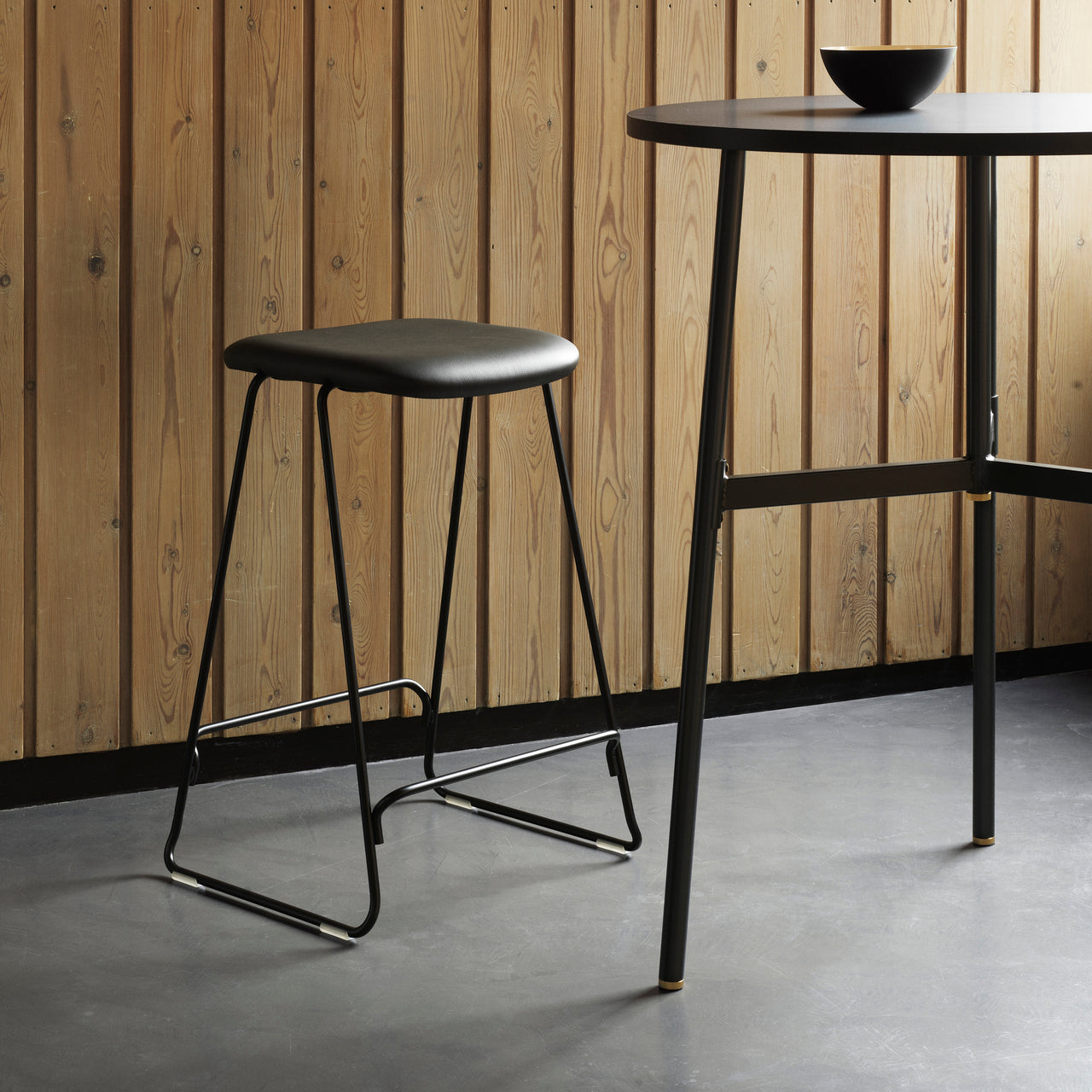 Just Bar + Counter Stool: Full Upholstered