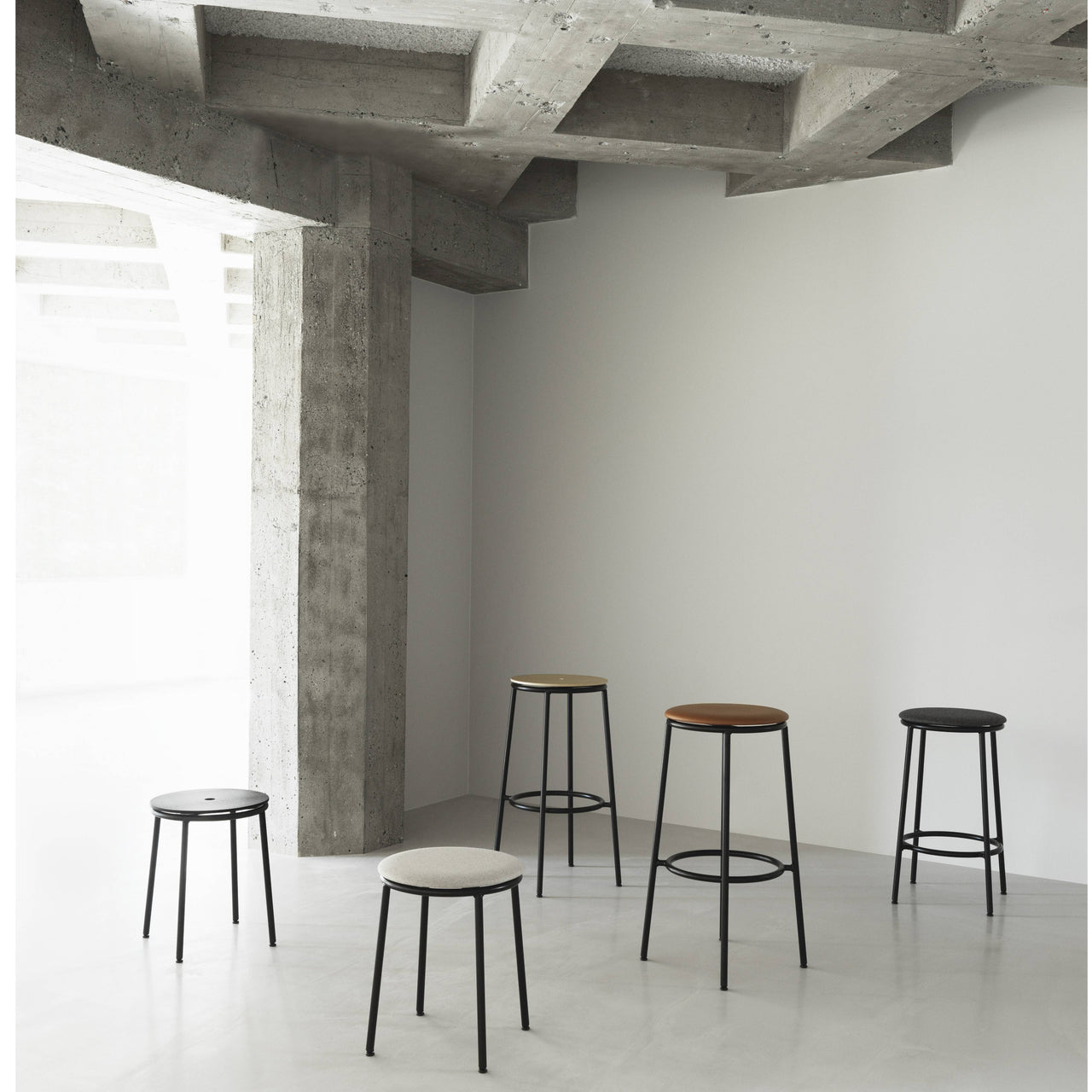 Circa Bar + Counter Stool: Upholstered