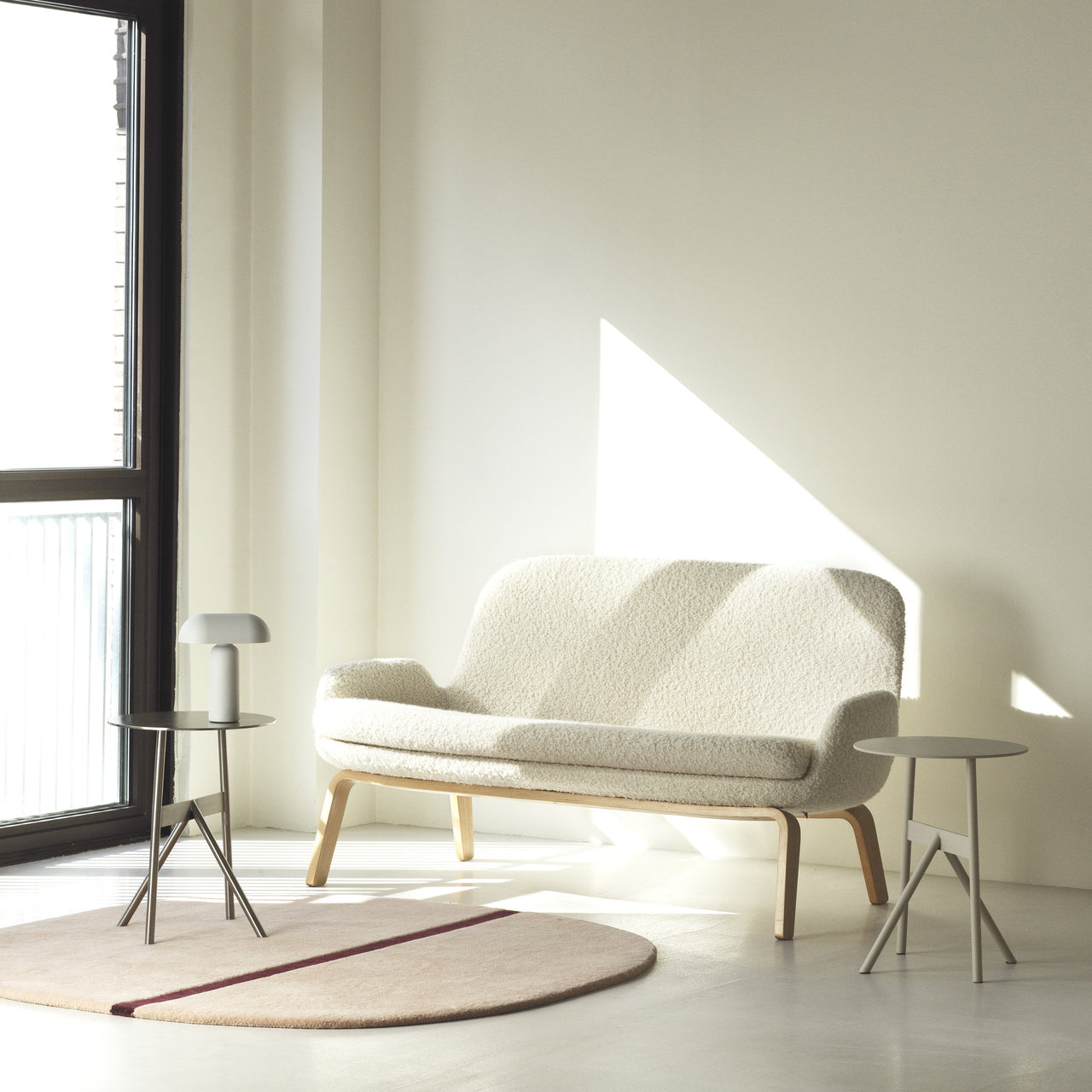 Era Sofa: Wood Base