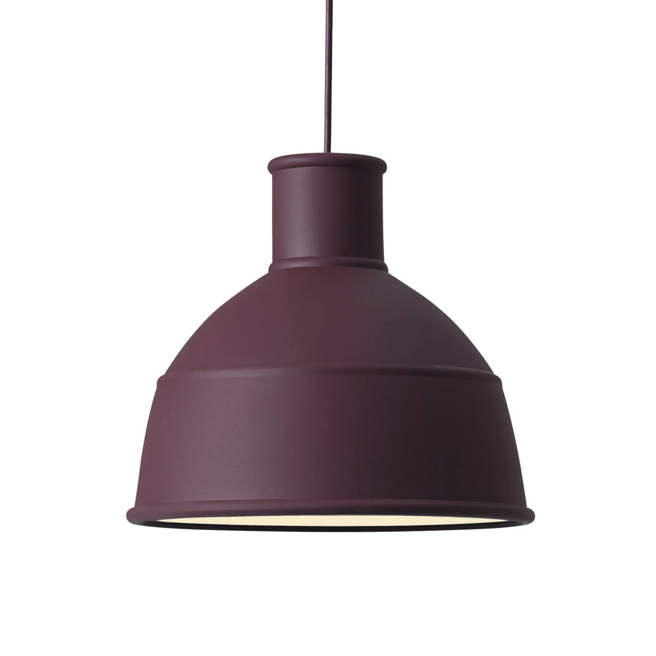 Unfold Pendant Light: Burgundy