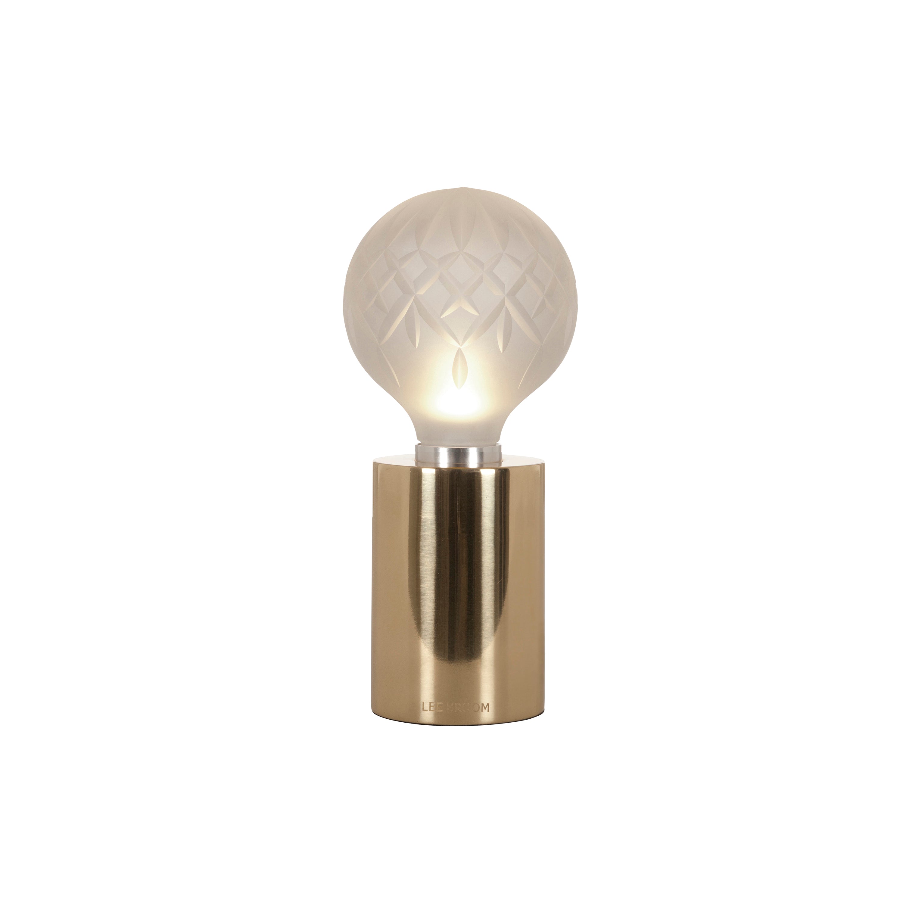 Crystal Bulb Table Lamp: Frosted