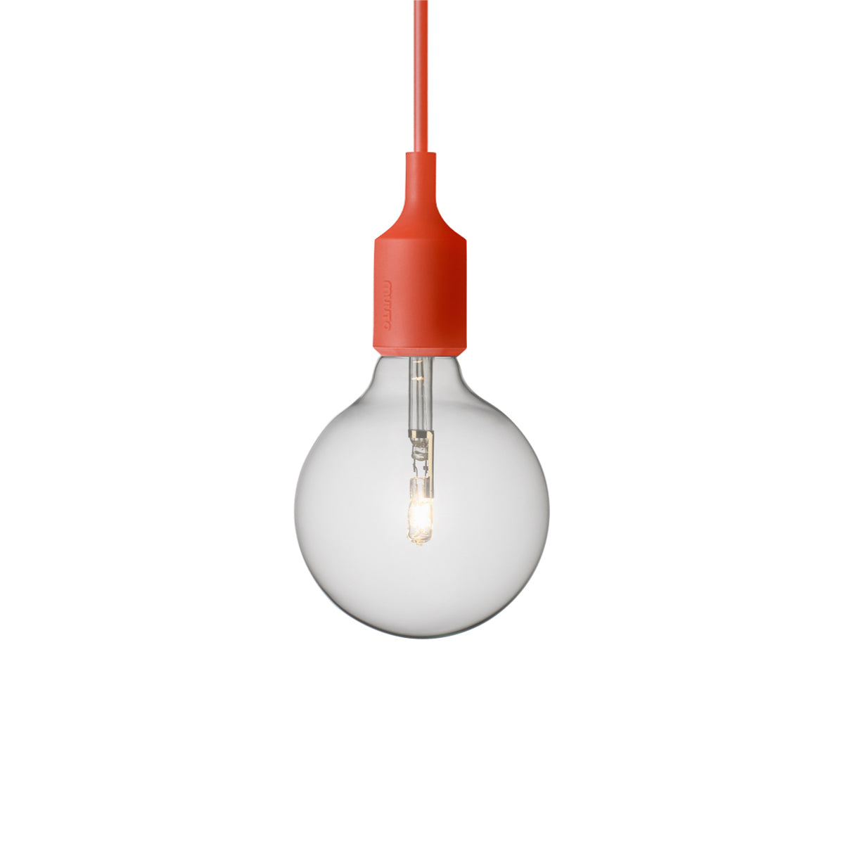 E27 Pendant Lamp: Red