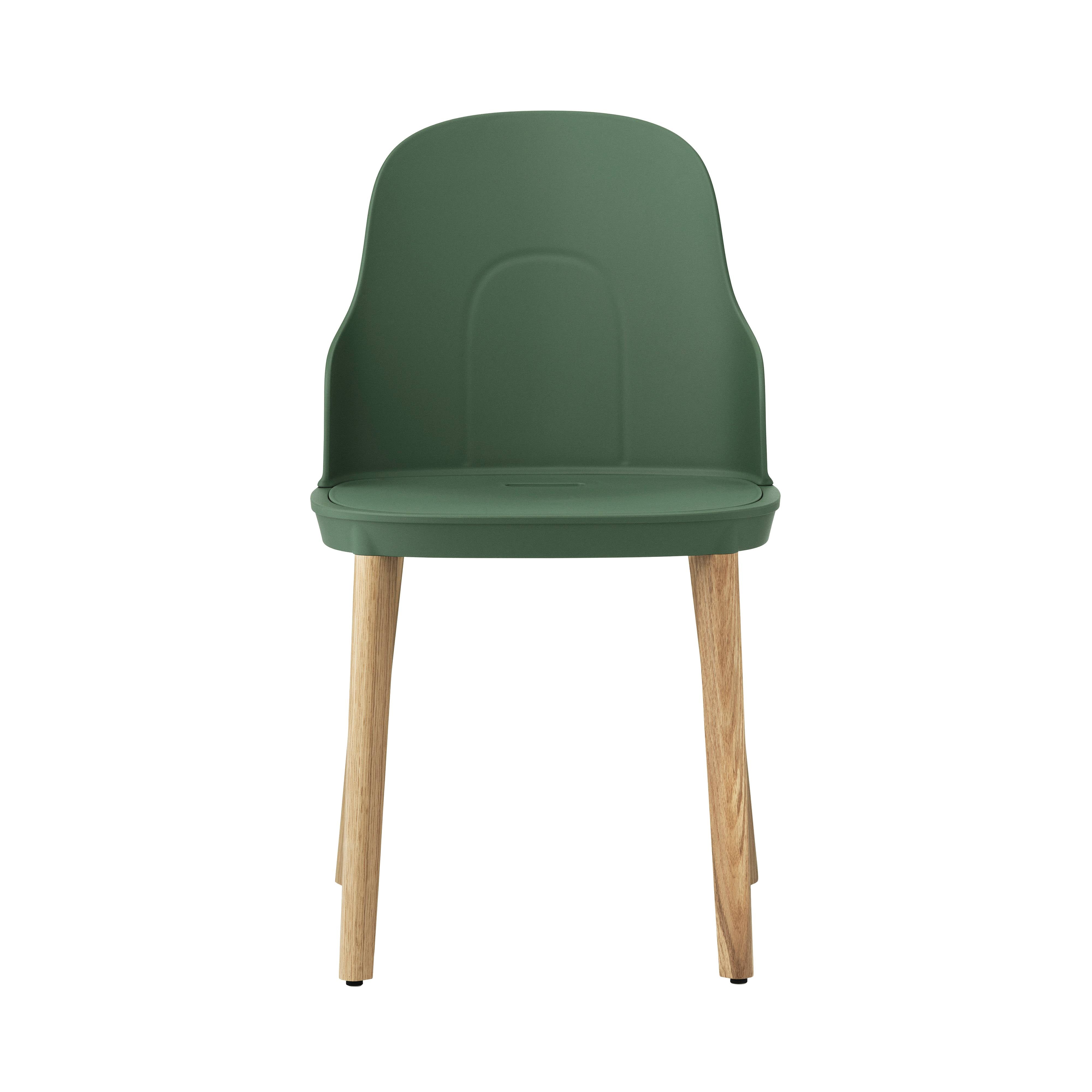 Allez Chair: Park Green + Oak