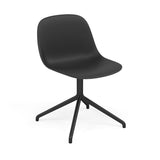 Fiber Side Chair: Swivel Base with Return + Recycled Shell