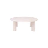 IO Coffee Table: Small + Stained Off White
