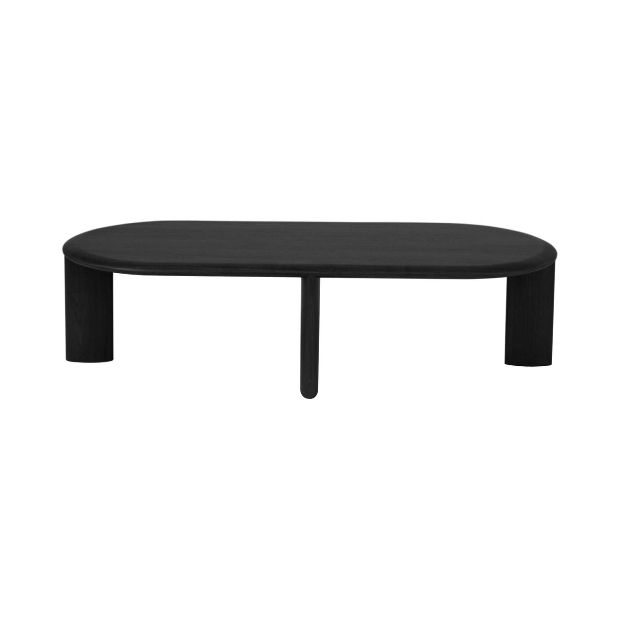IO Coffee Table: Long + Stained Black