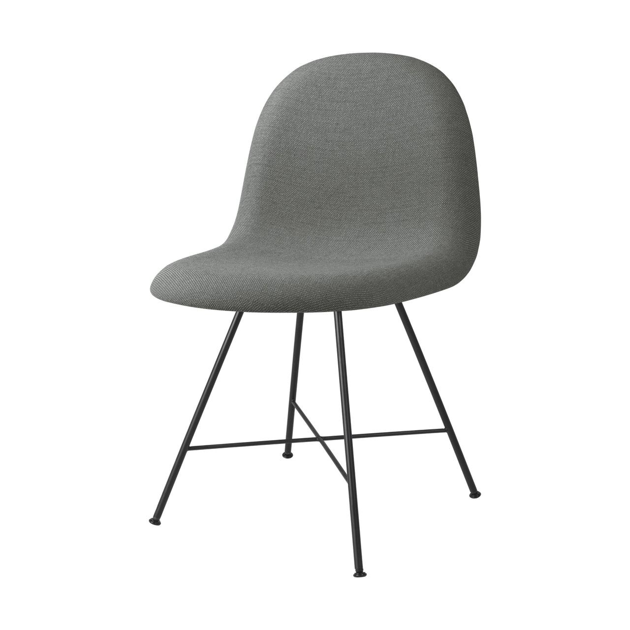 3D Dining Chair: Center Base + Full Upholstery