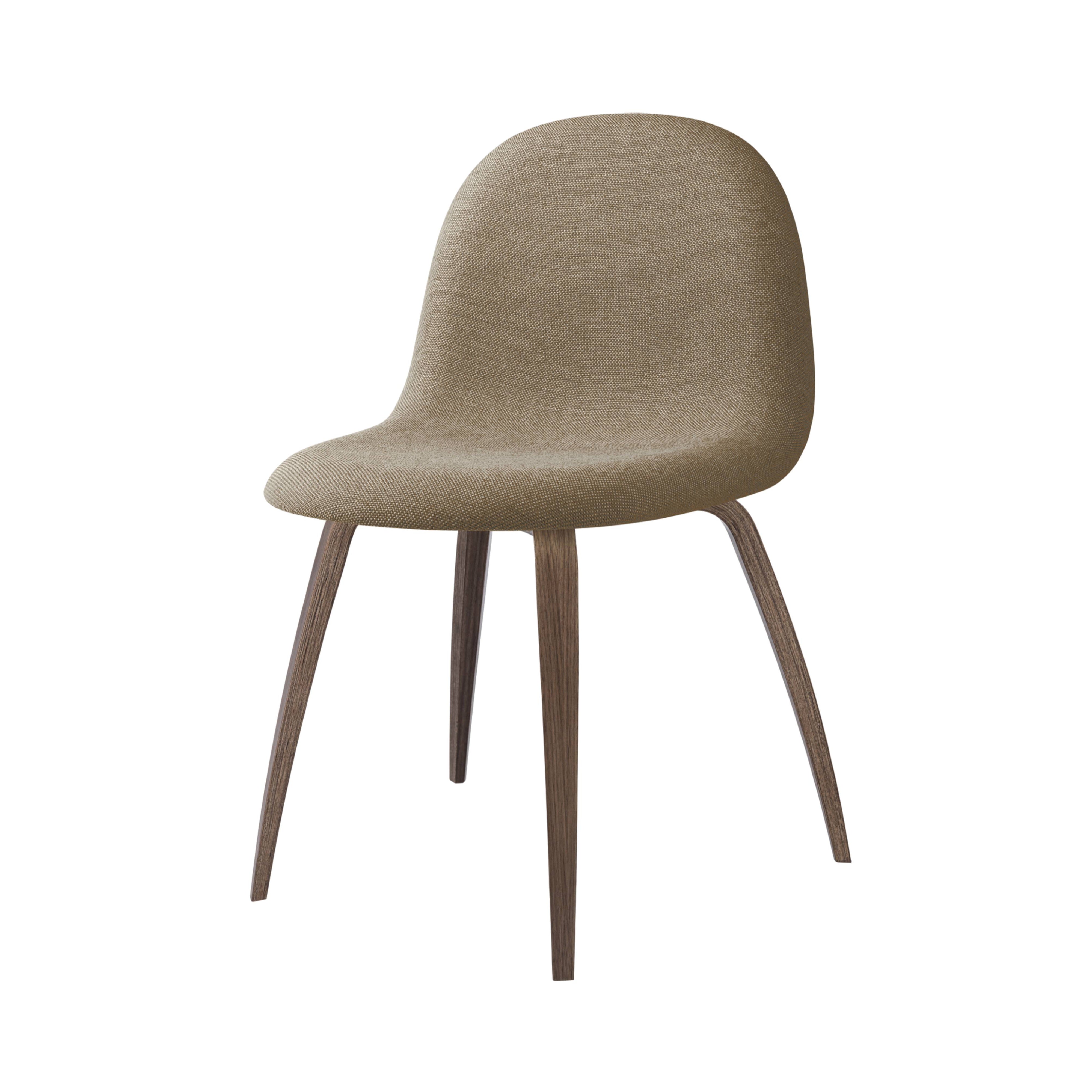3D Dining Chair: Wood Base + Full Upholstery + American Walnut