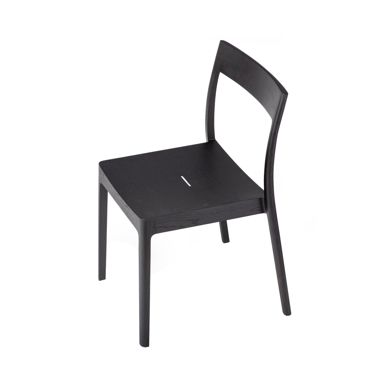 Ballot Chair: Black Lacquered Oak
