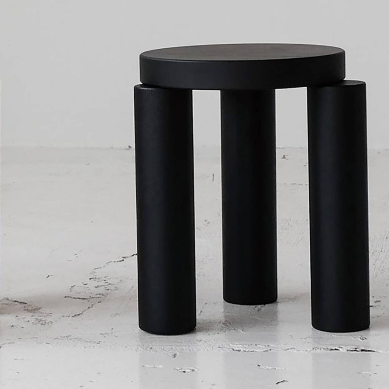 Offset Stool + Side Table