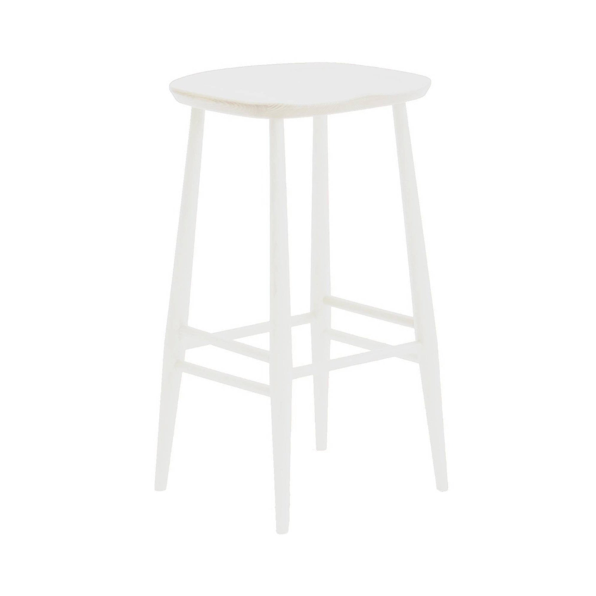 Originals Utility Bar + Counter Stool: Bar + Stained Off White