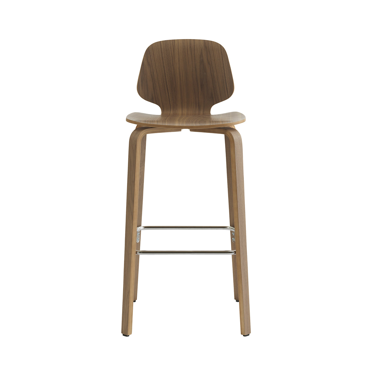 My Chair Bar + Counter Stool: Wood Base + Bar + Walnut