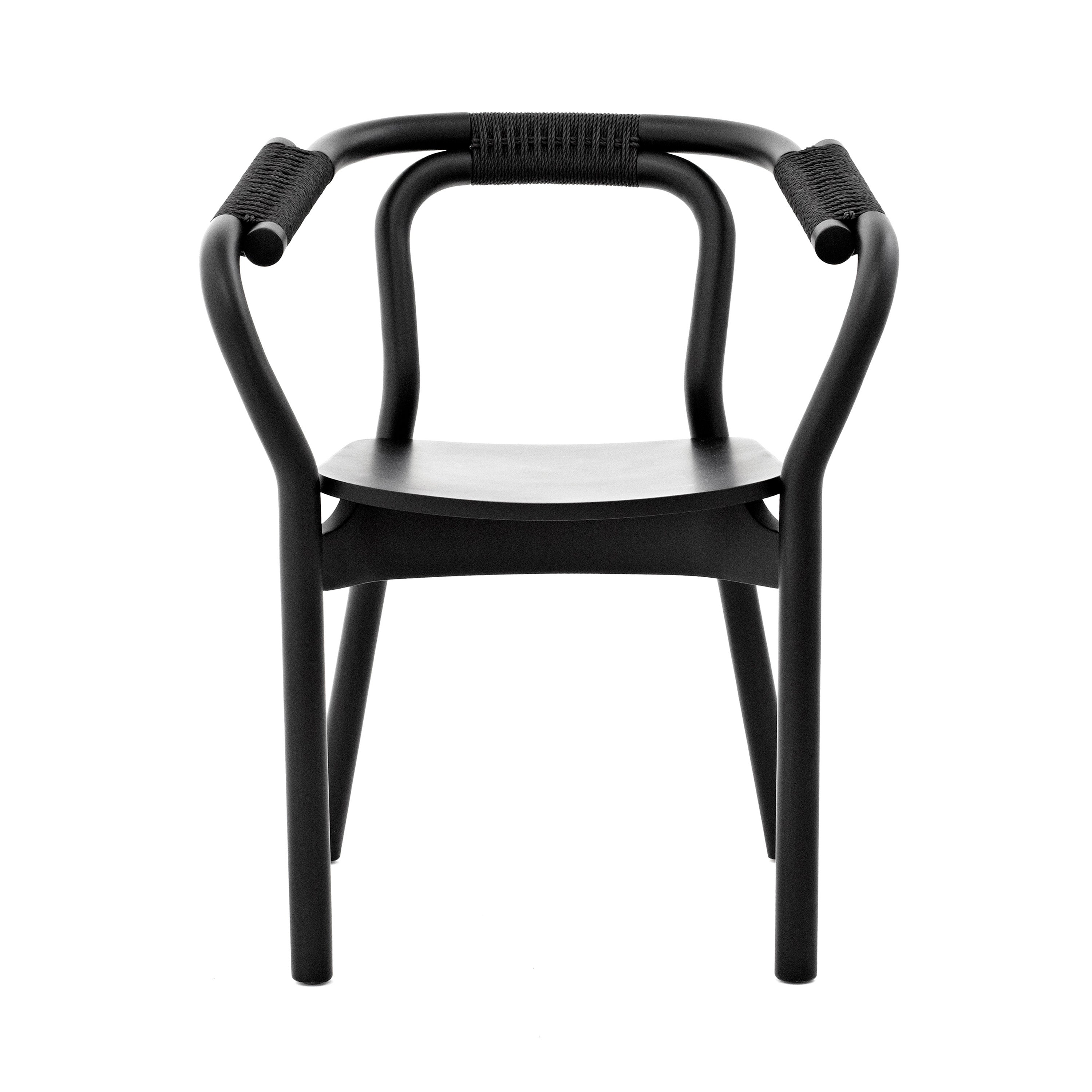Knot Chair: Black + Black