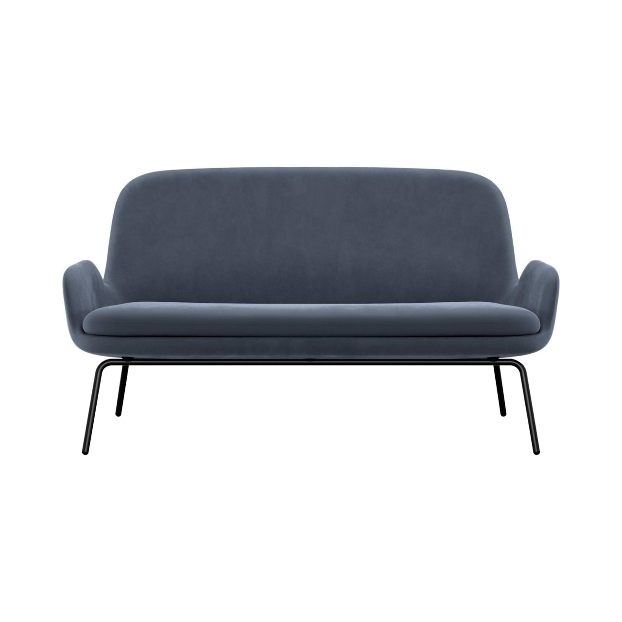 Era Sofa: Metal Base + Black Steel