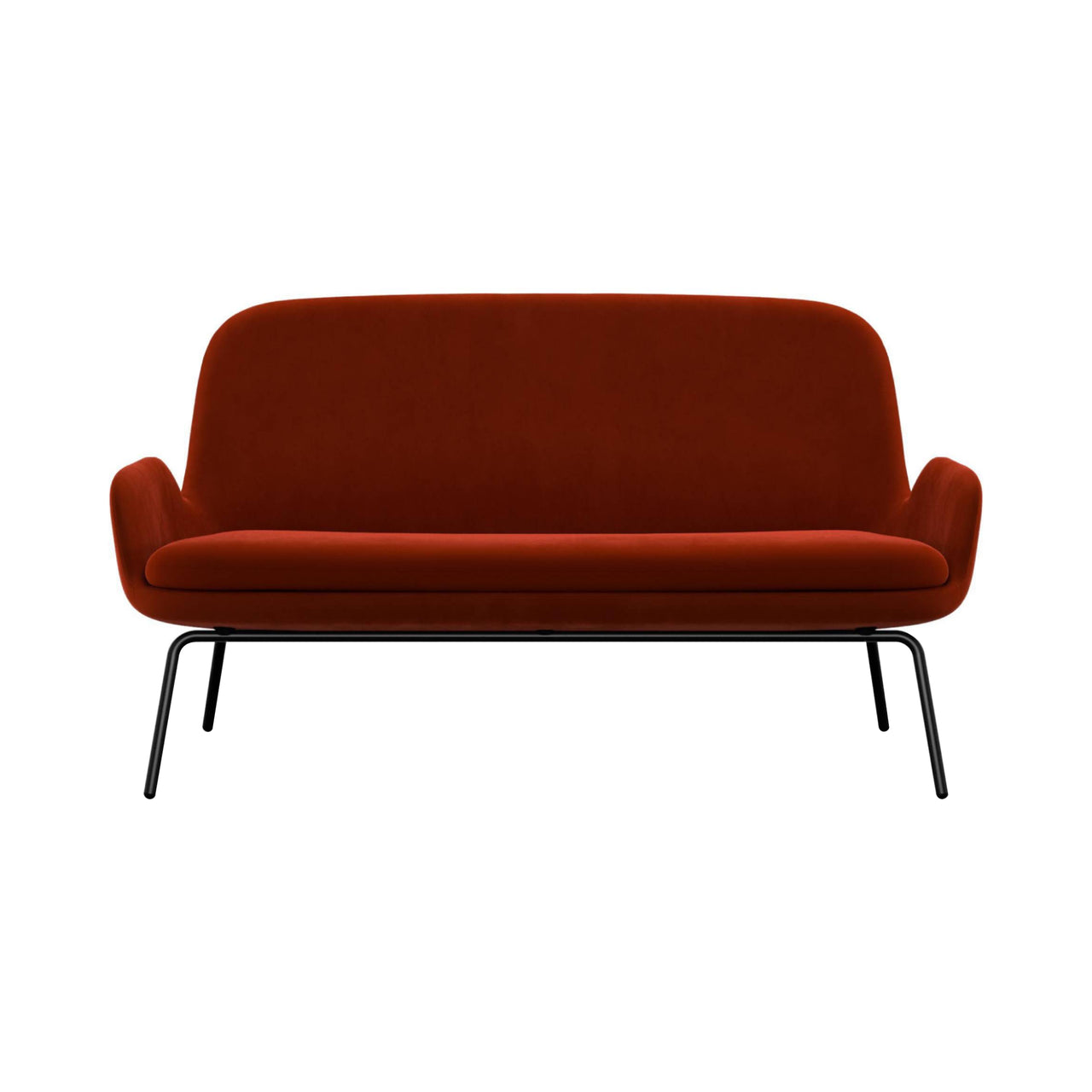 Era Sofa: Metal Base + Black Steel