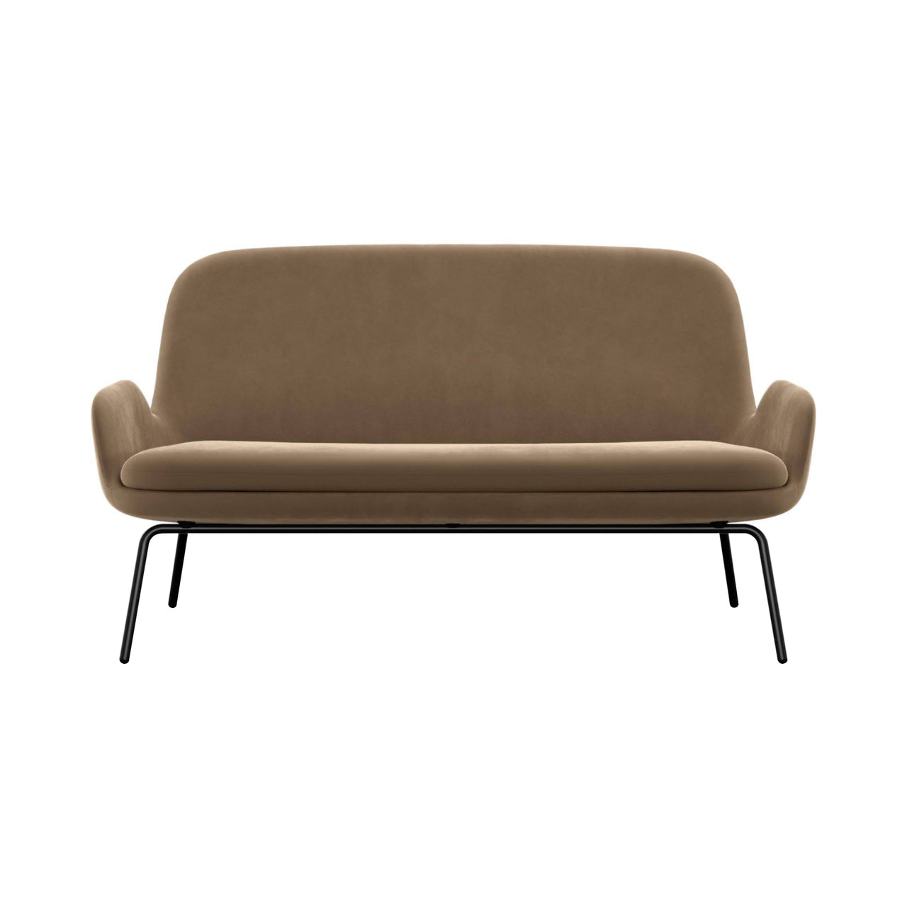 Era Sofa: Metal Base + Black Steel