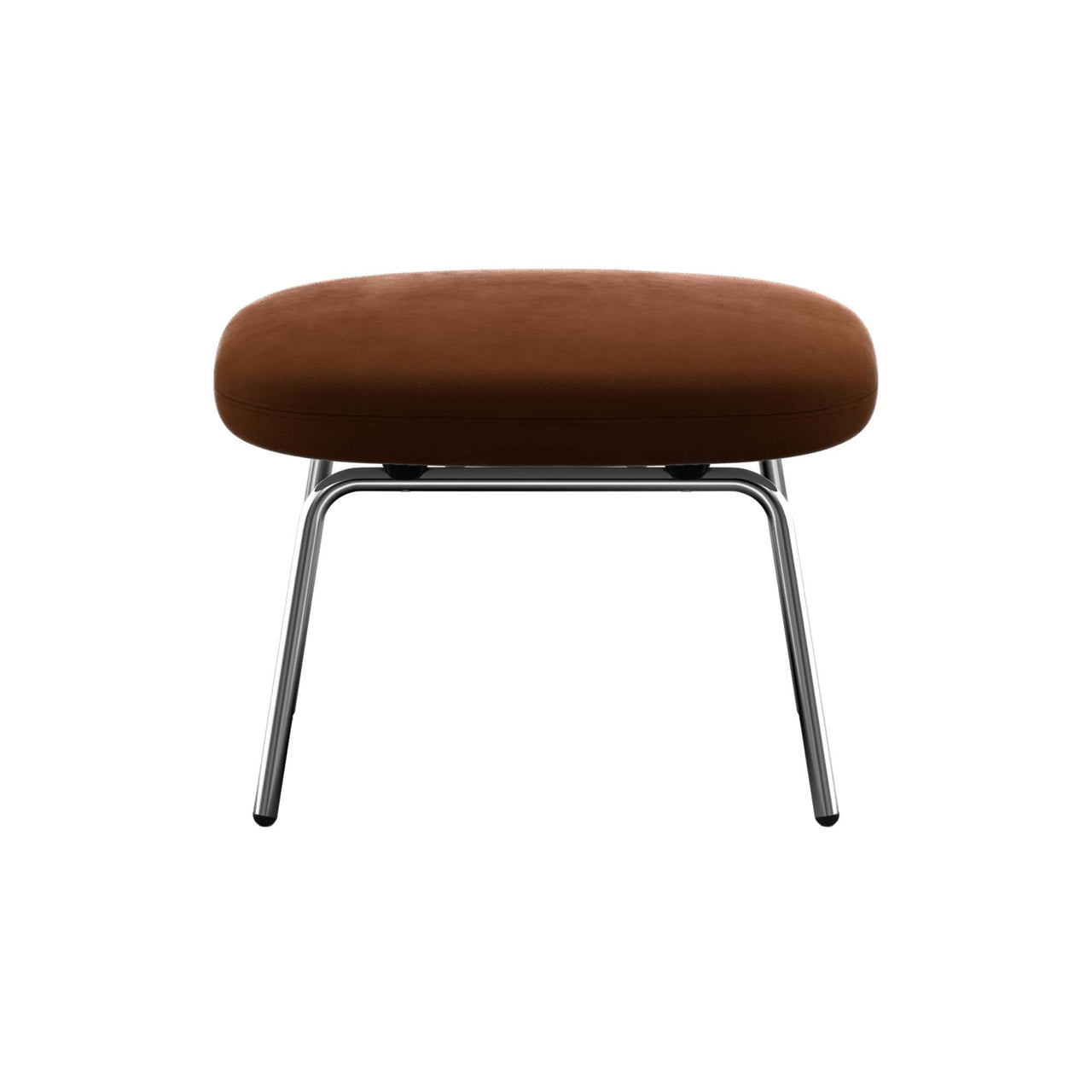 Era Footstool: Metal Base + Black Aluminum