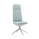 Off Chair 4 Legs with Cushion: High + Without Arm + Aluminum
