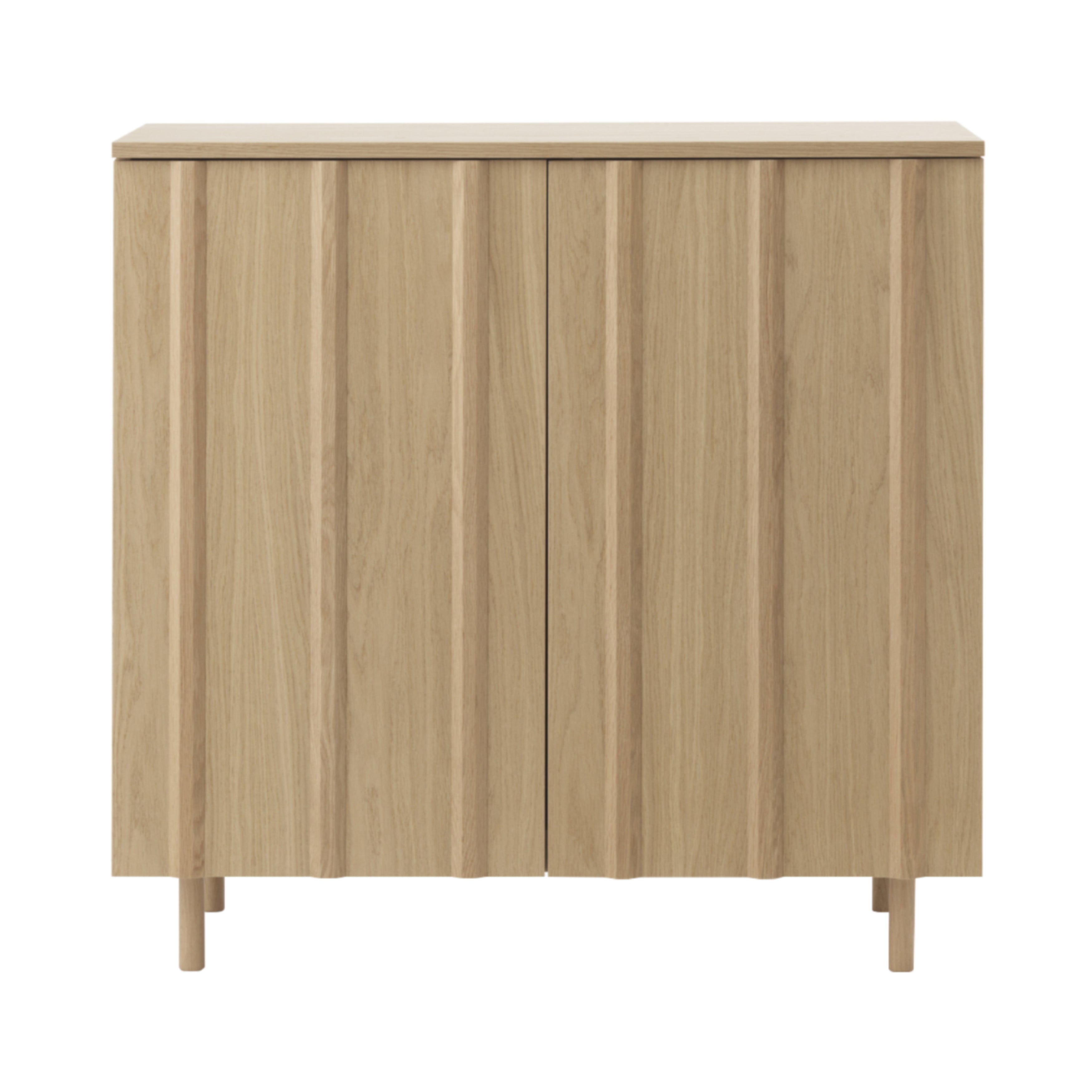 Rib Cabinet: Oak