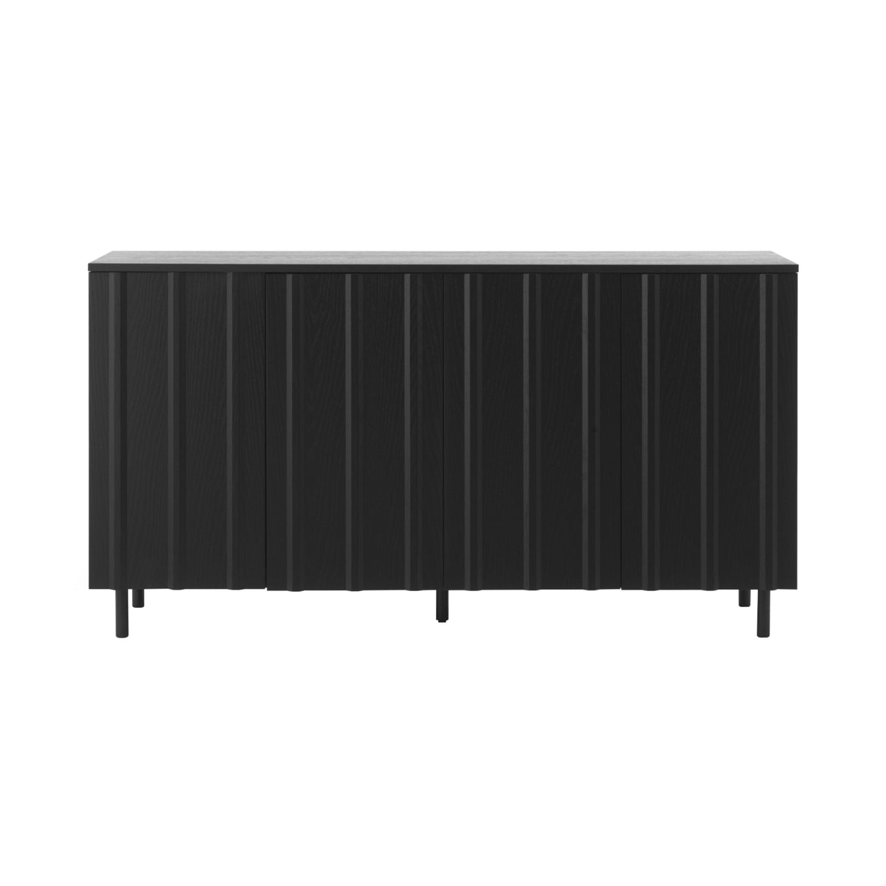 Rib Sideboard: Soft Black