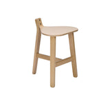Bronco Stool: Lacquered Oak