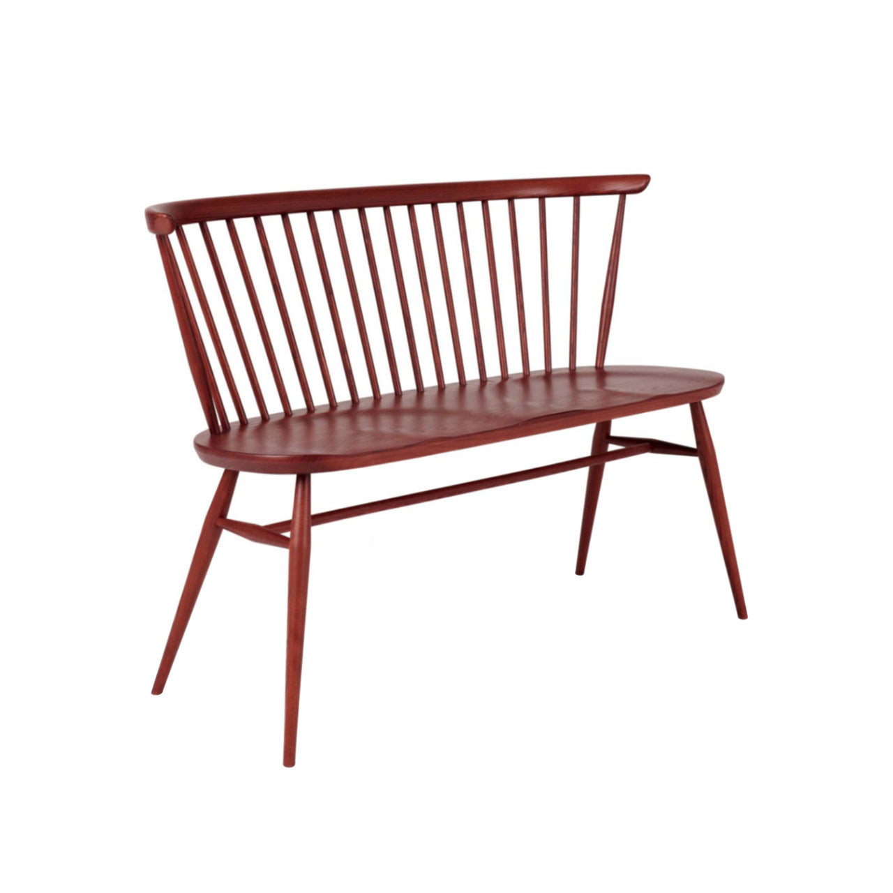 Originals Love Seat Bench: Stained Vintage Red