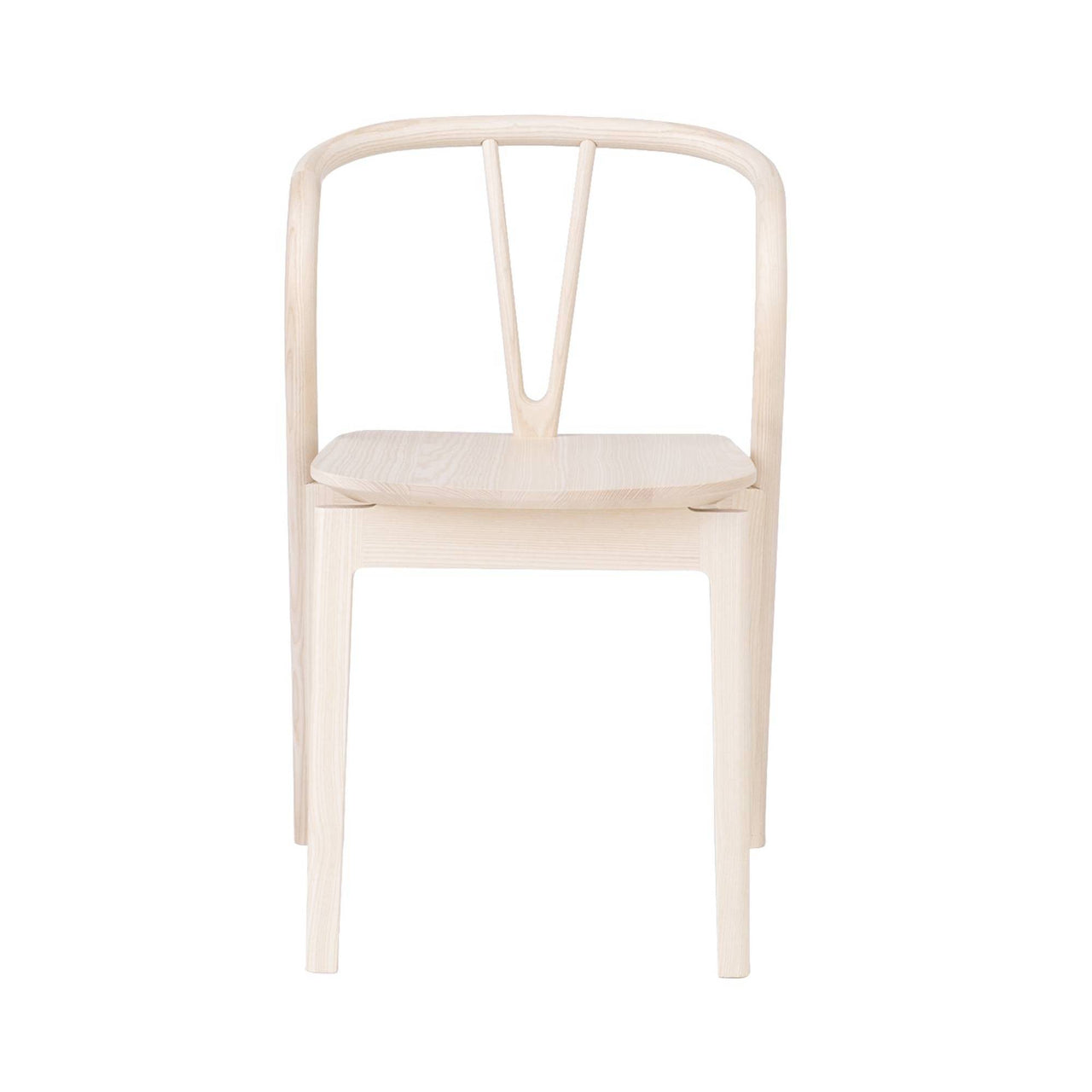 Flow Chair: Stacking + Natural Ash