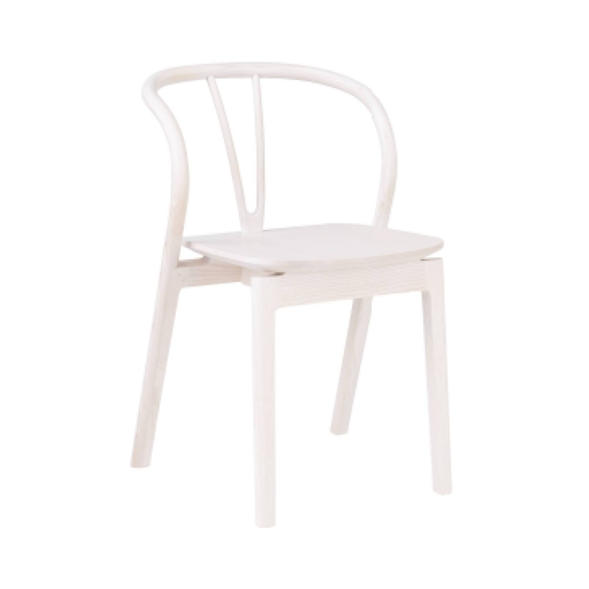 Flow Chair: Stacking + Off White