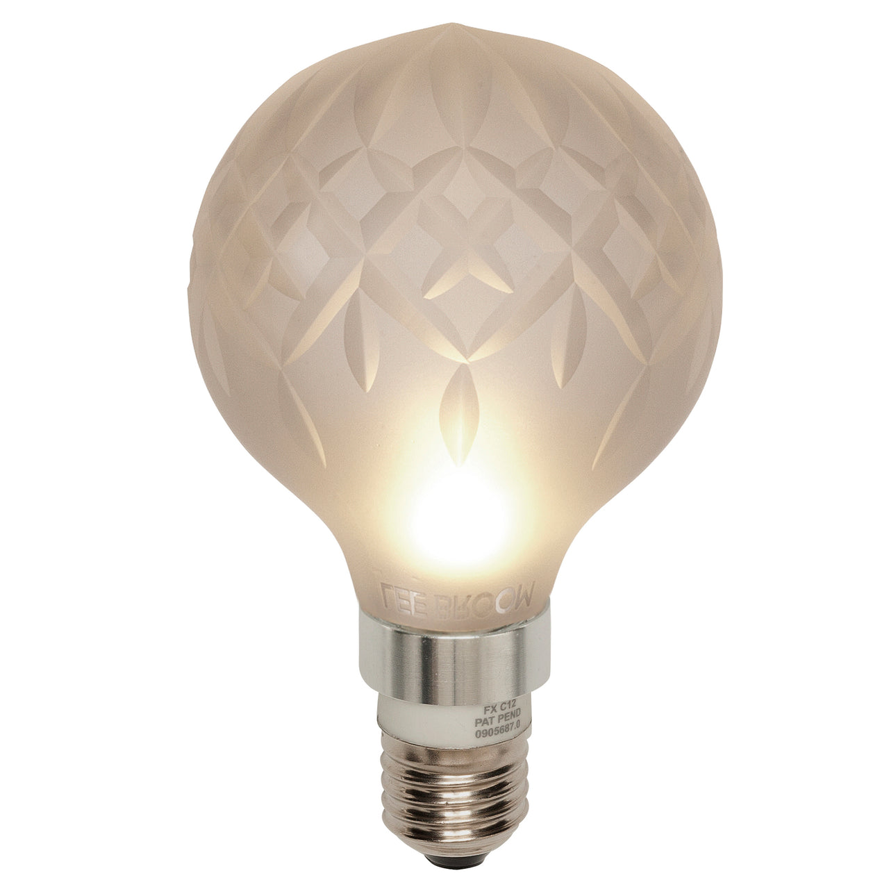 Crystal Bulb + Pendant: Bulb + Frosted