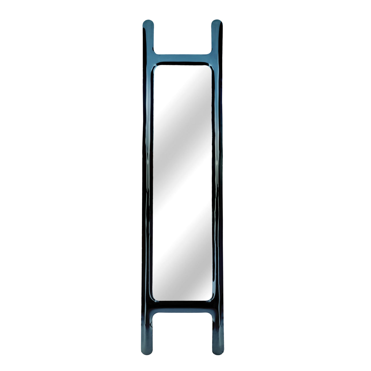 Drab Mirror: Cosmic Blue Stainless Steel
