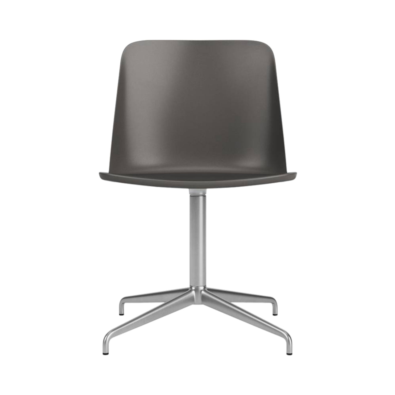 Rely Chair HW11: Stone Grey + Polished Aluminum