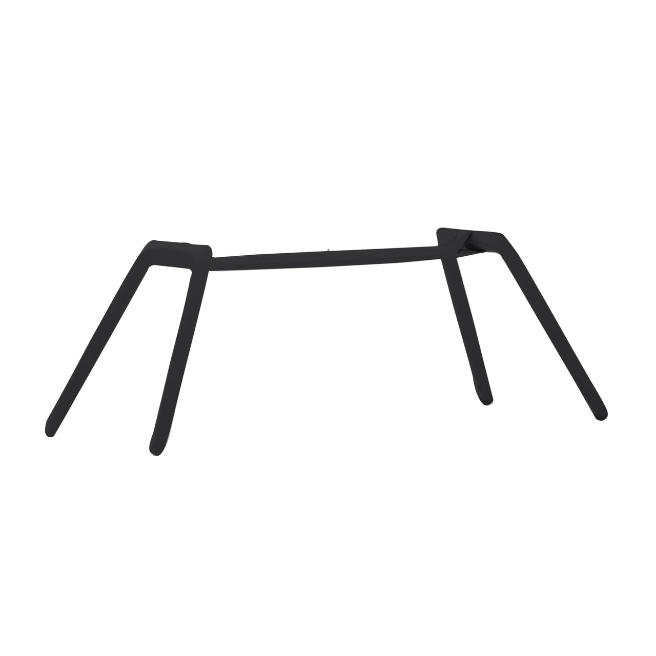 Nogi Table Base: Black Glossy Carbon Steel