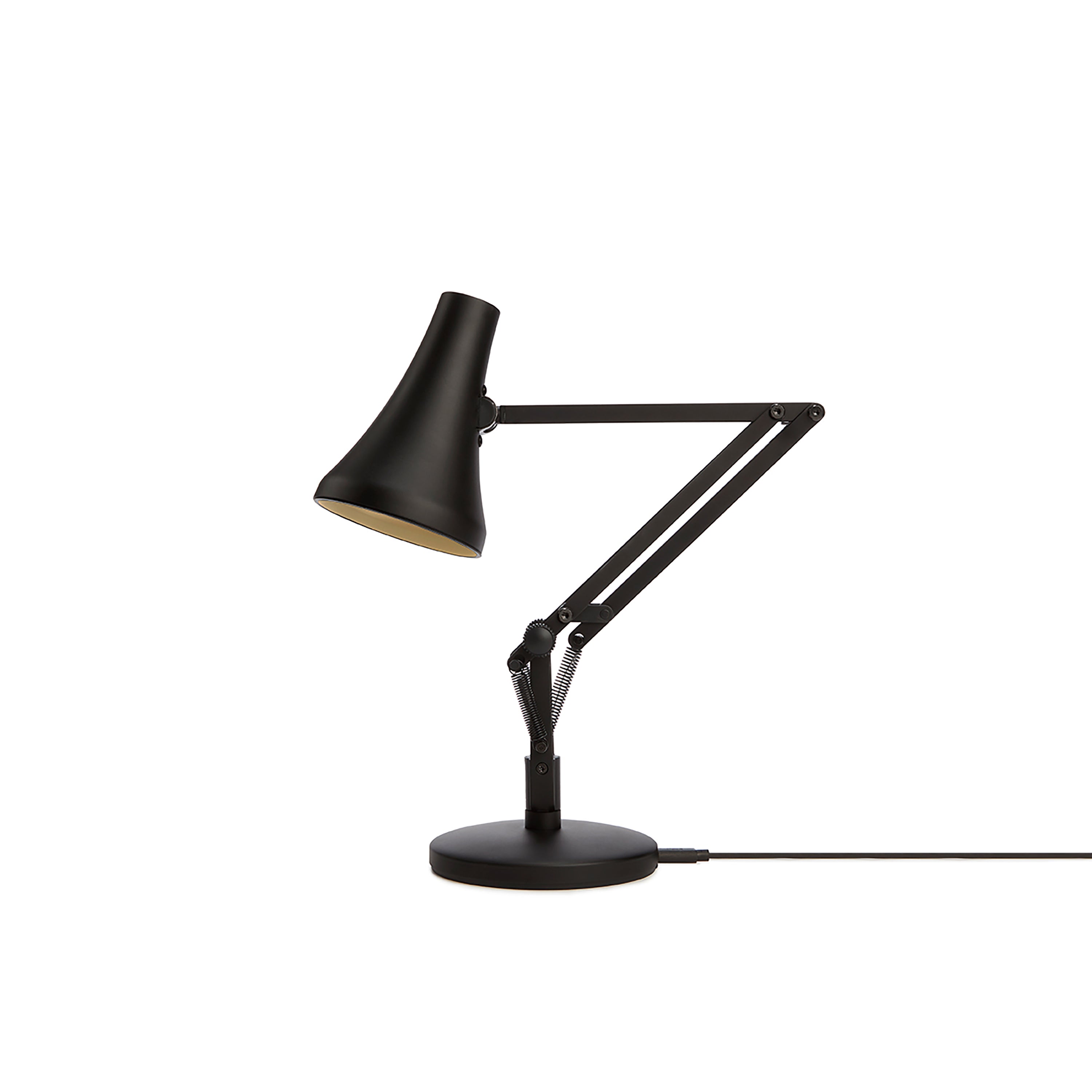 90 Mini Mini Desk Lamp: Carbon Black + Black