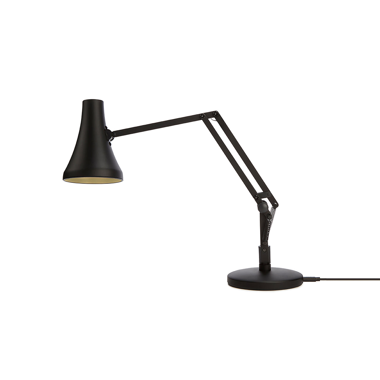 90 Mini Mini Desk Lamp: Carbon Black + Black