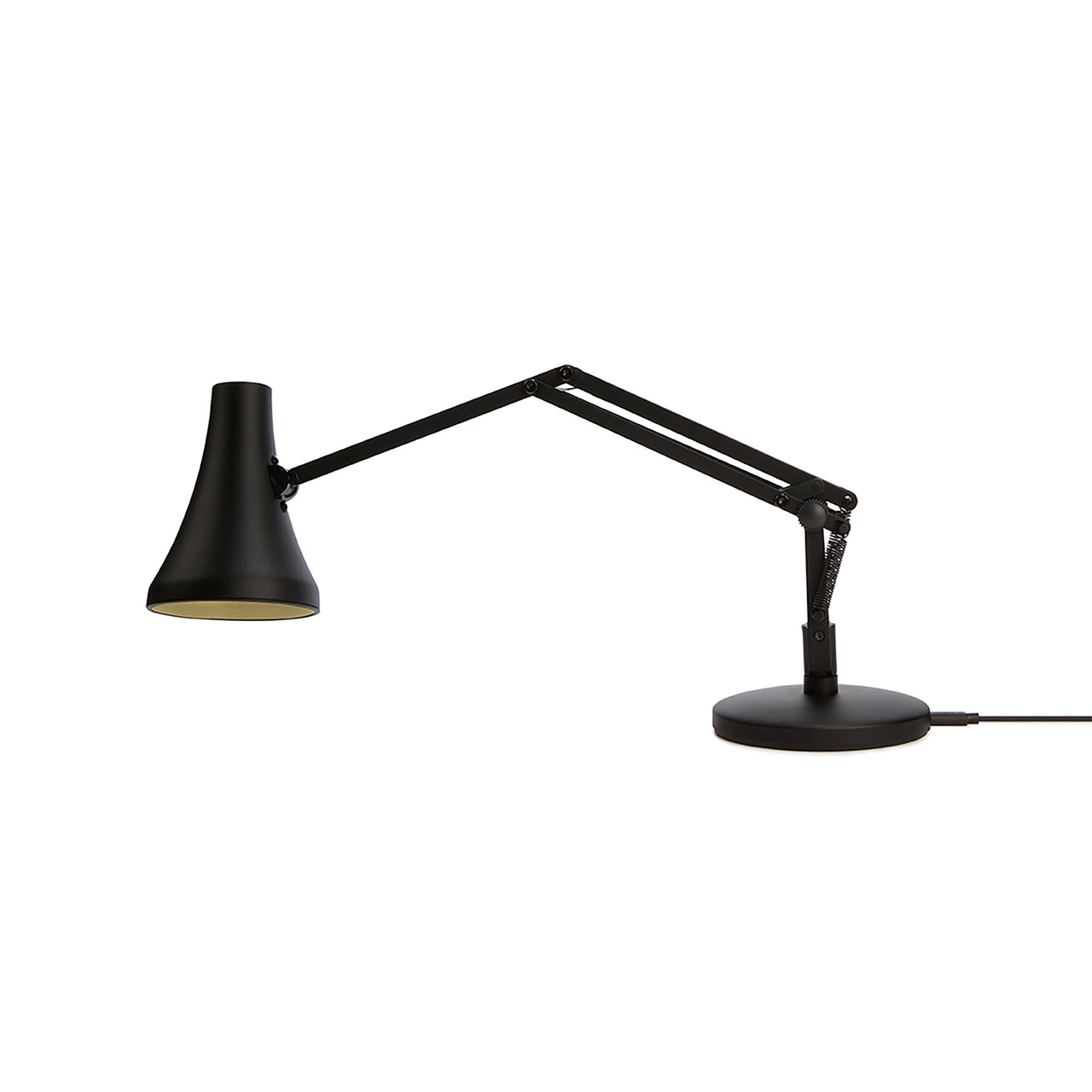 90 Mini Mini Desk Lamp: Carbon Black + Black