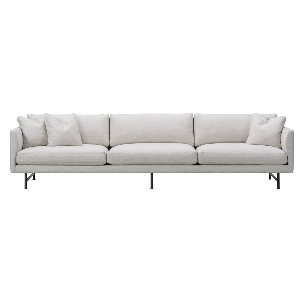 Calmo 3 Seater Sofa: Metal Base + Large - 116.1
