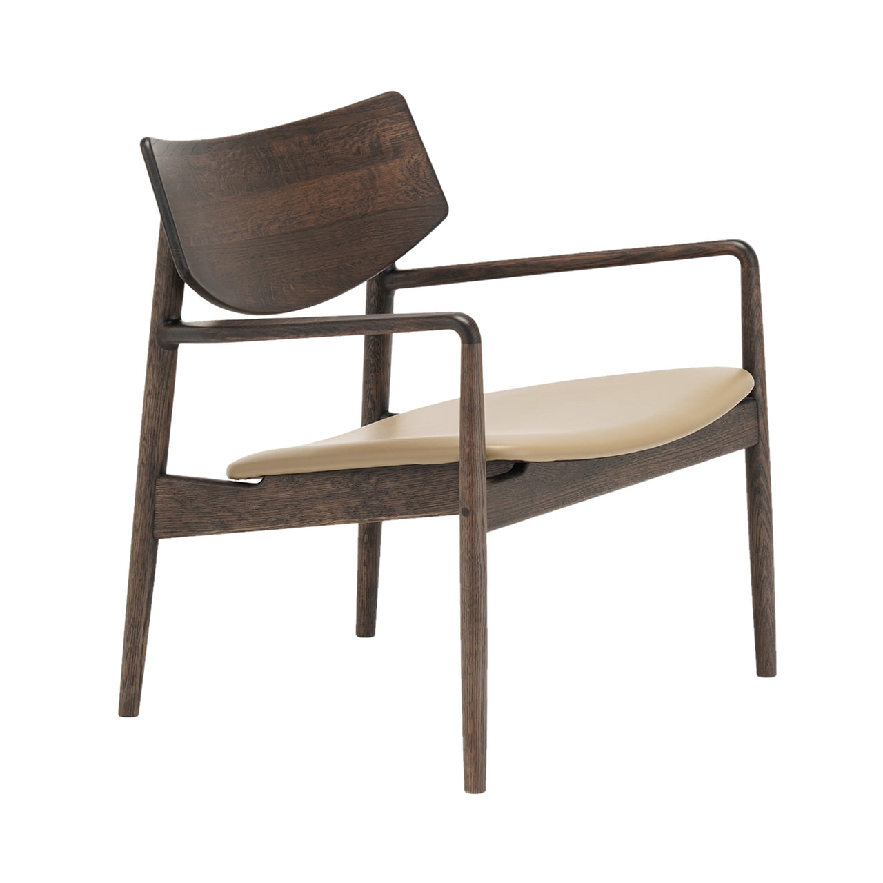 A-LC01 Dining Chair: Smoked Oak