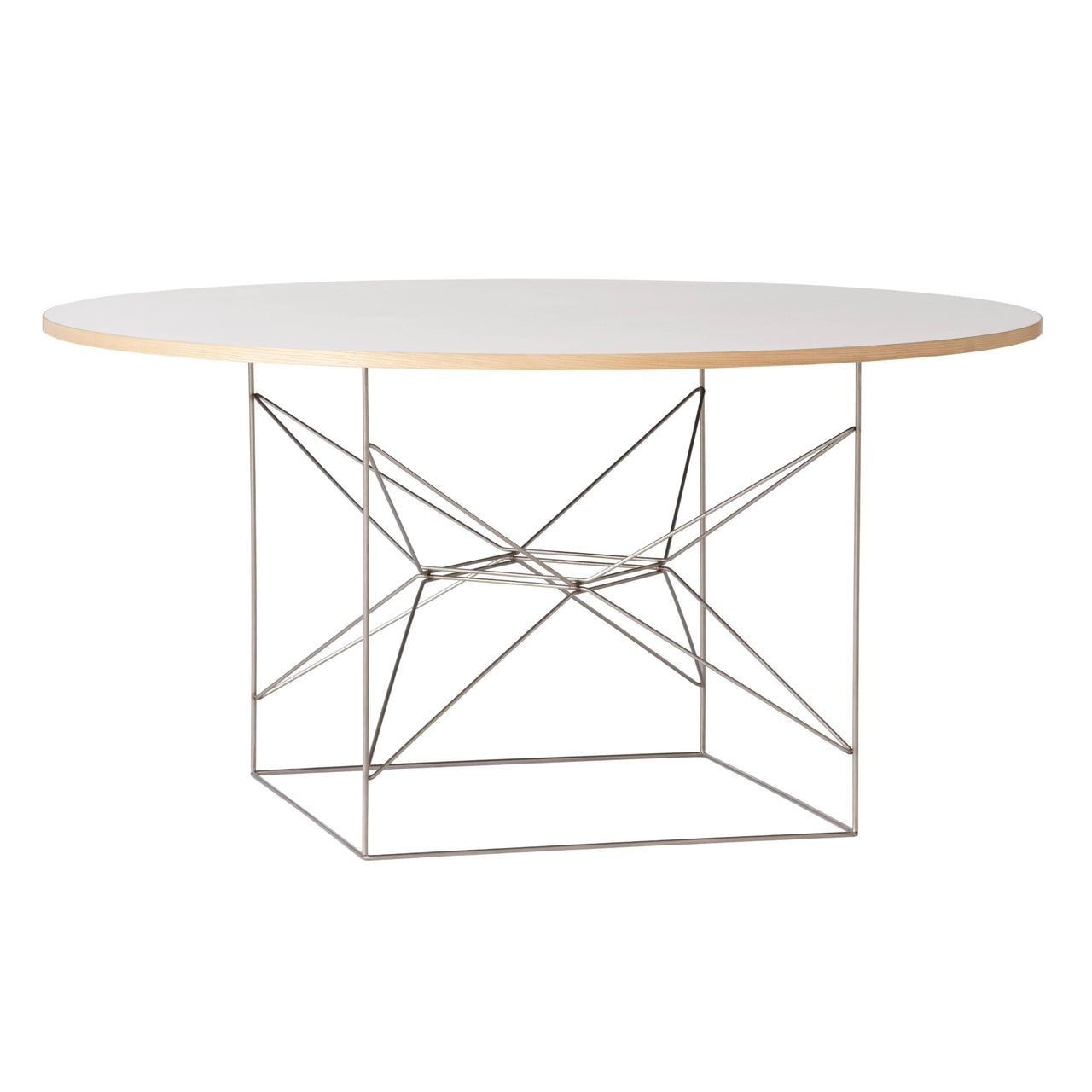 Ole Schjøll Dining Table: White Laminate