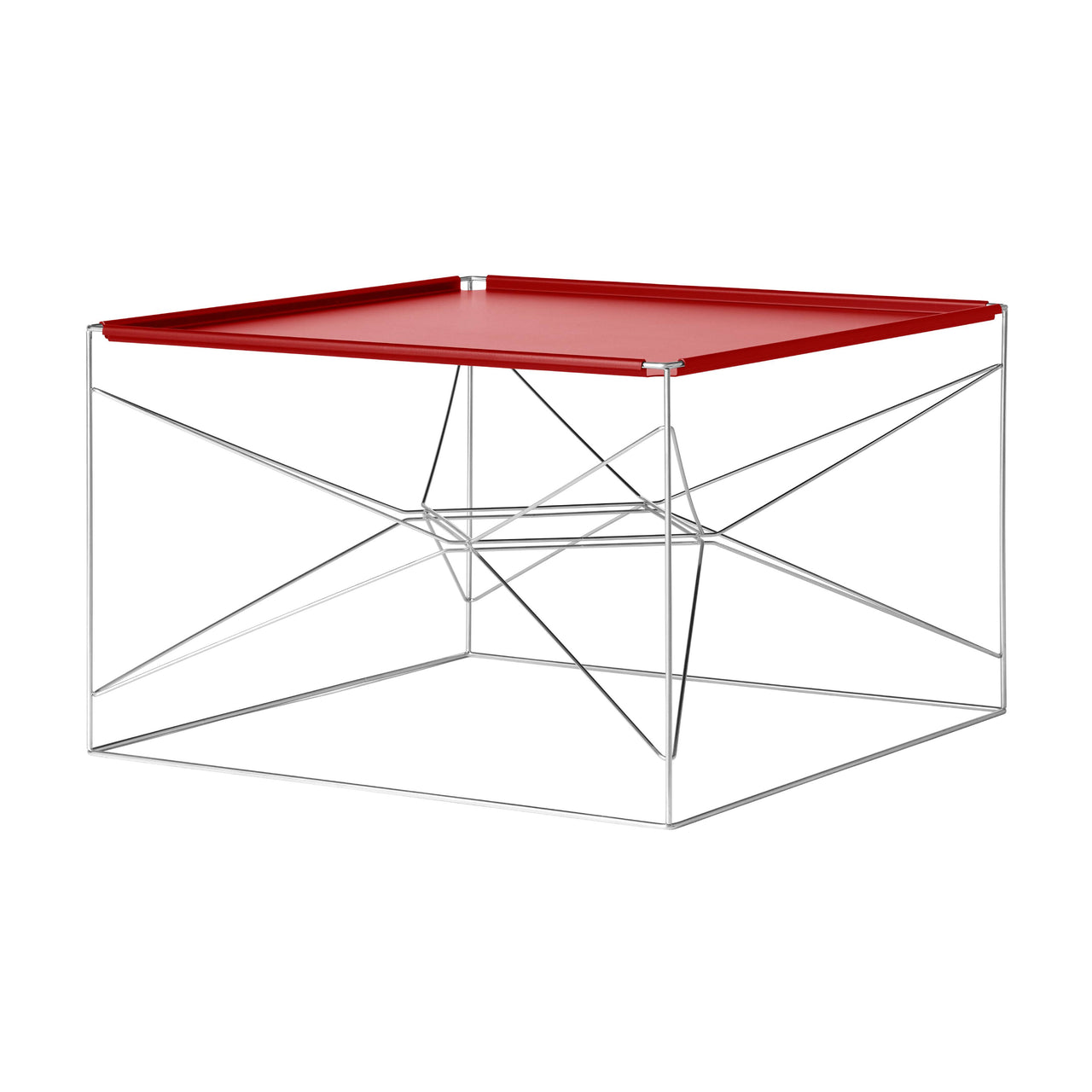 Ole Schjøll Wire Table: Red