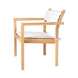 AH601 Outdoor Lounge Chair: With Seat + Back Cushion