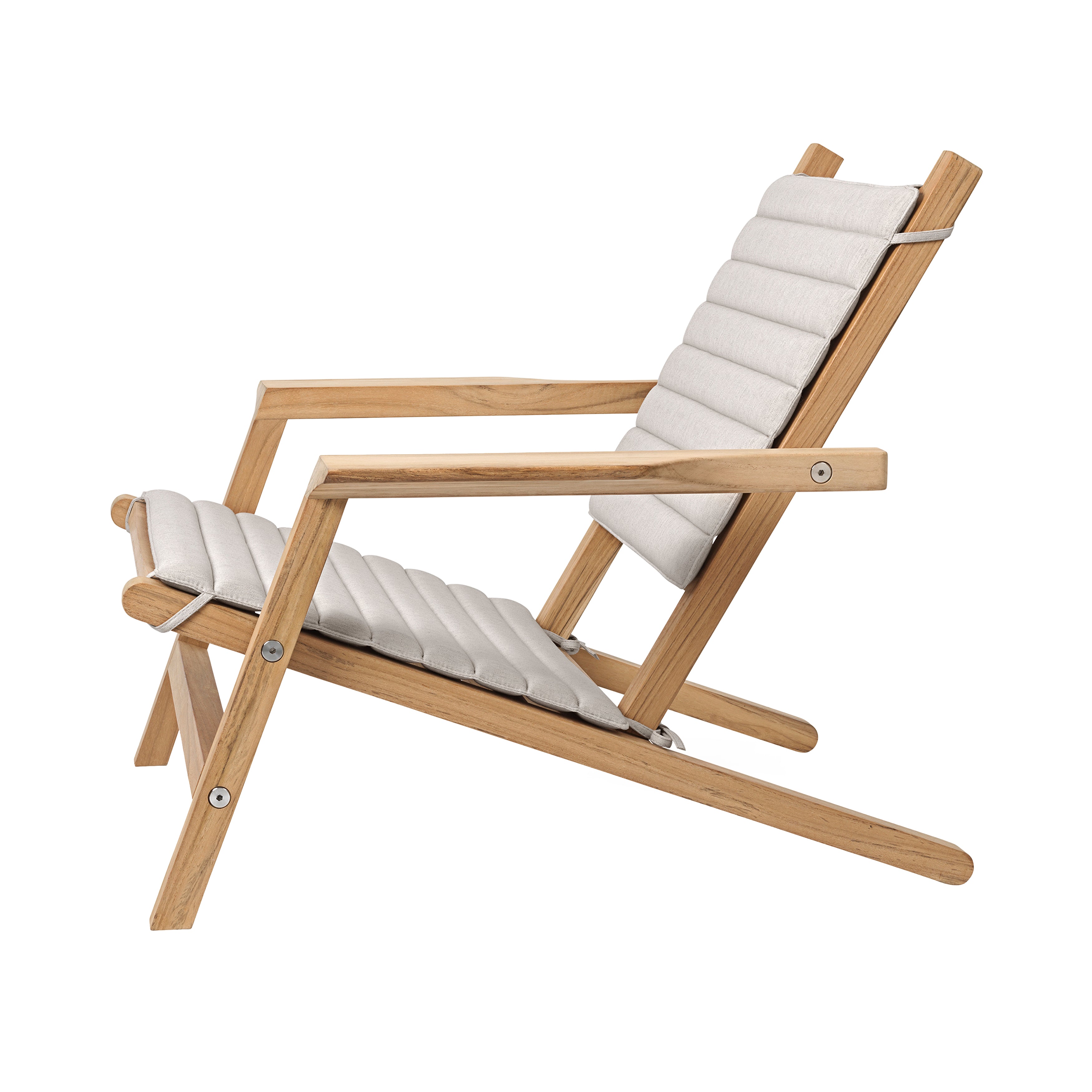AH603 Outdoor Deck Chair: With Seat + Back Cushion