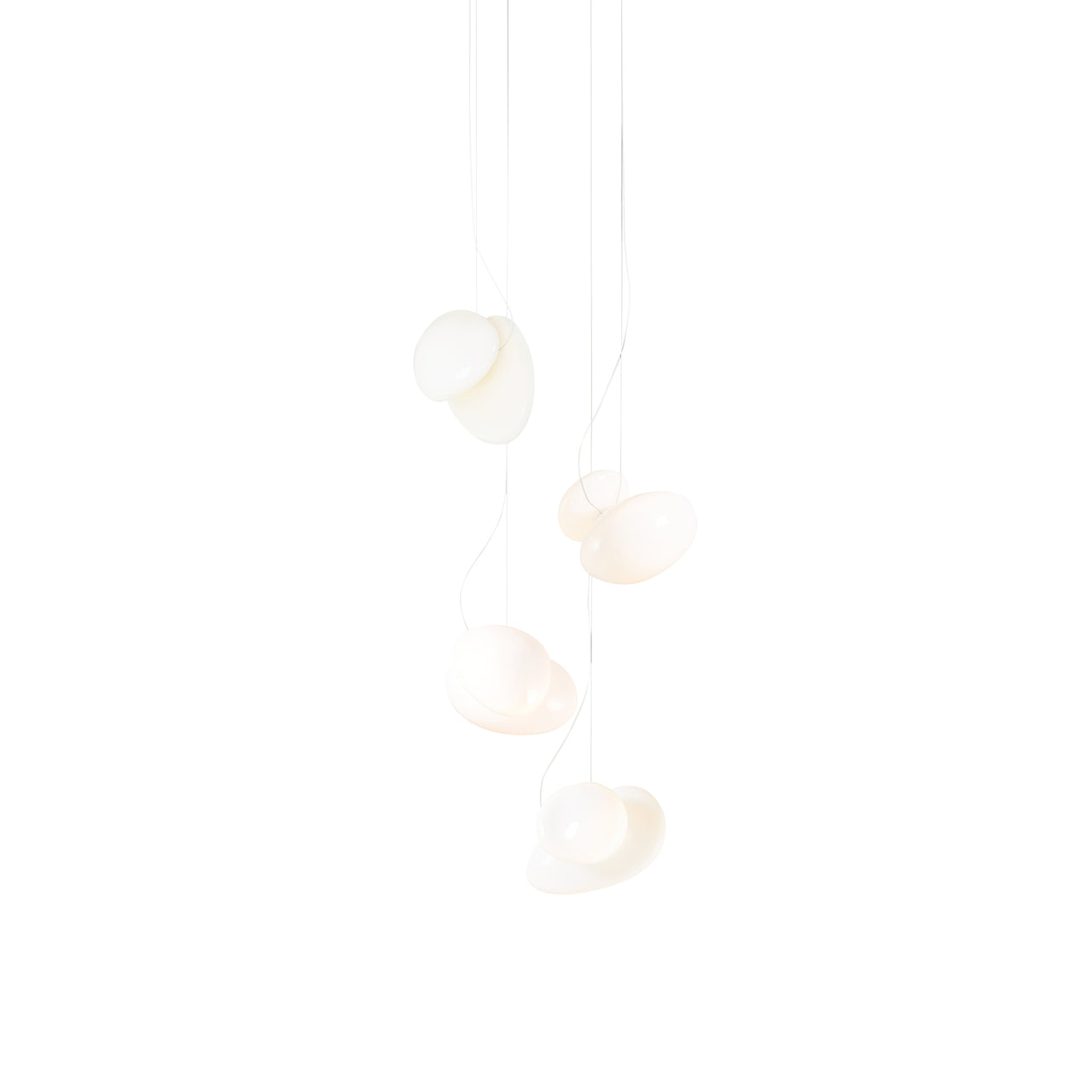 Pebble Chandelier 4: Cluster + Pearl