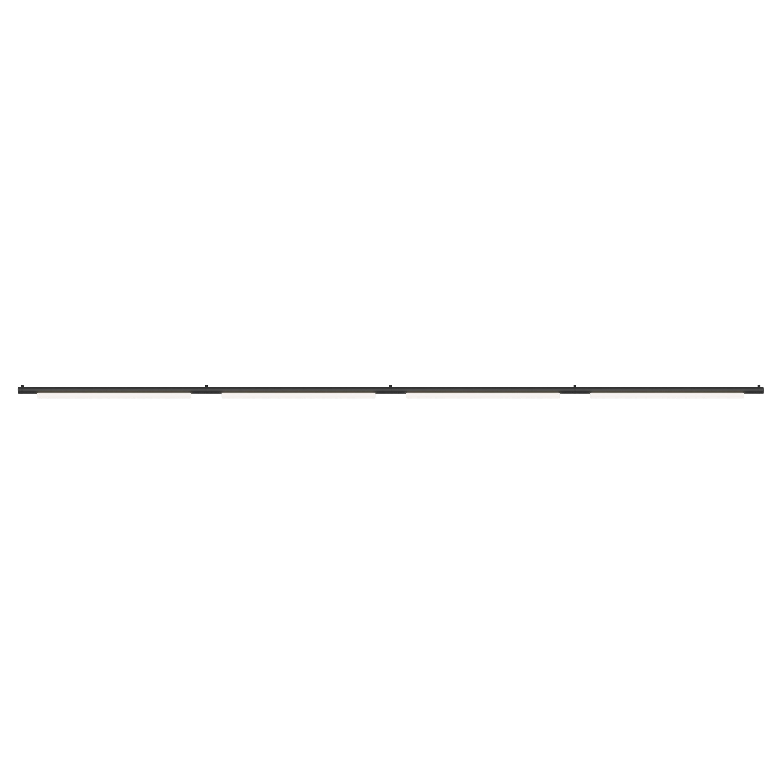 Pipeline 125.4 Linear Ceiling/Wall Light: Black